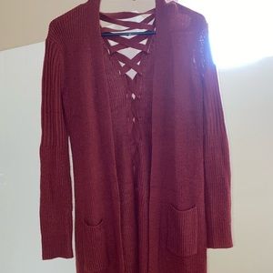 No Boundaries full length cardigan